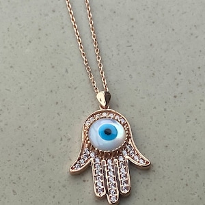 Evil Eye Hamsa Necklace
