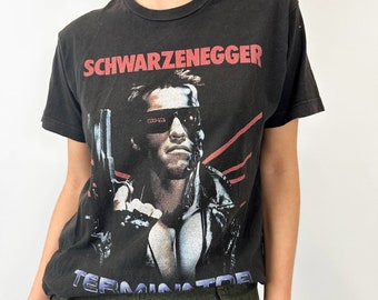 Vintage 90s TERMINATOR Schwarzenegger graphic t_shirt