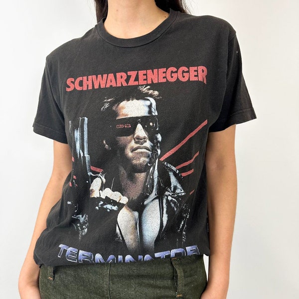 Vintage 90s TERMINATOR Schwarzenegger graphic t_shirt