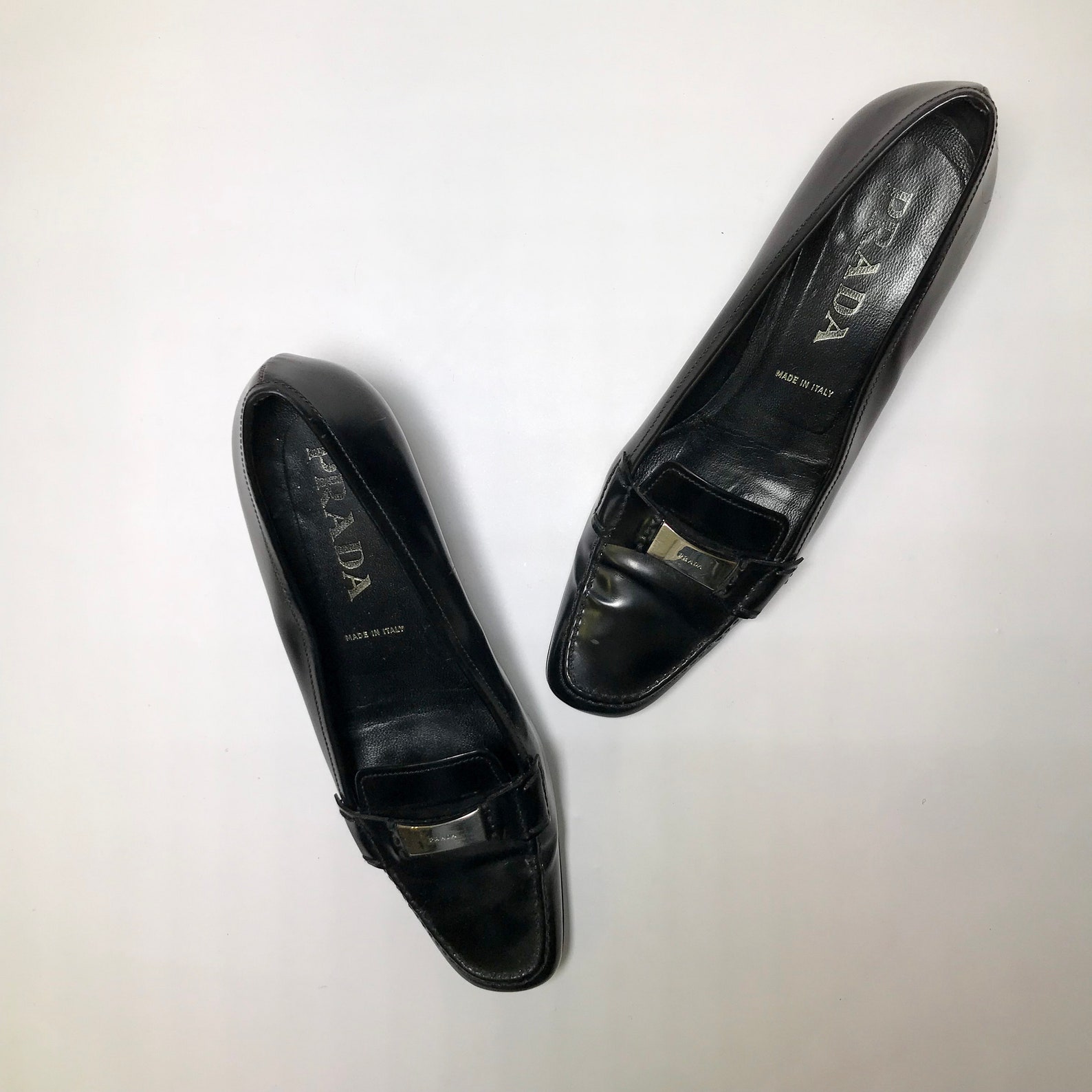 prada loafer heels