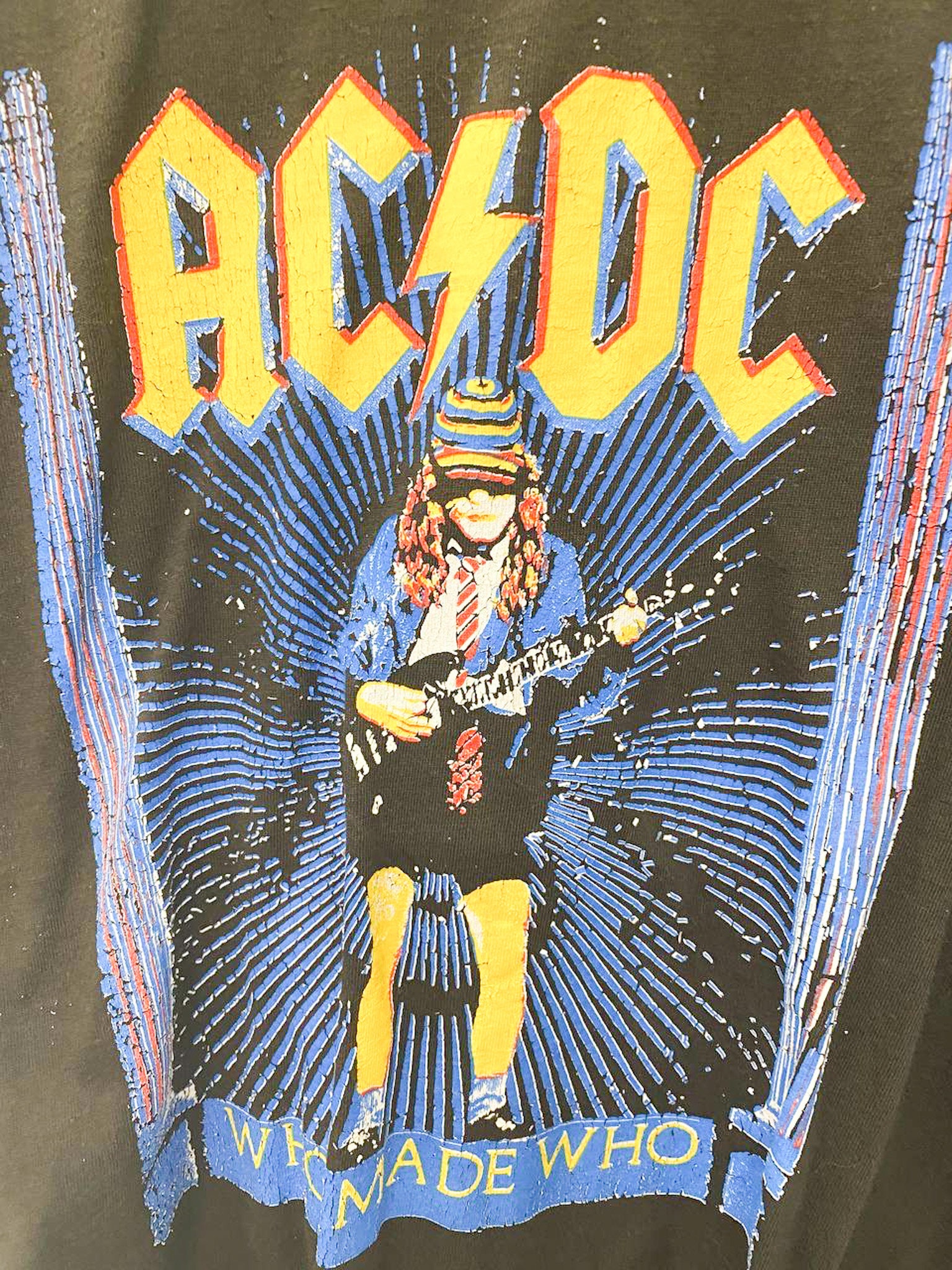Vintage 80s AC DC Who Made Who T-shirt - Etsy