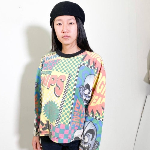 Vintage 90s ENERGIE shops pop comics sweatshirt
