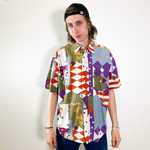 Vintage 90s MOSCHINO Multicoloured 