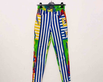 vintage circus 90s versace iconic pants collectible