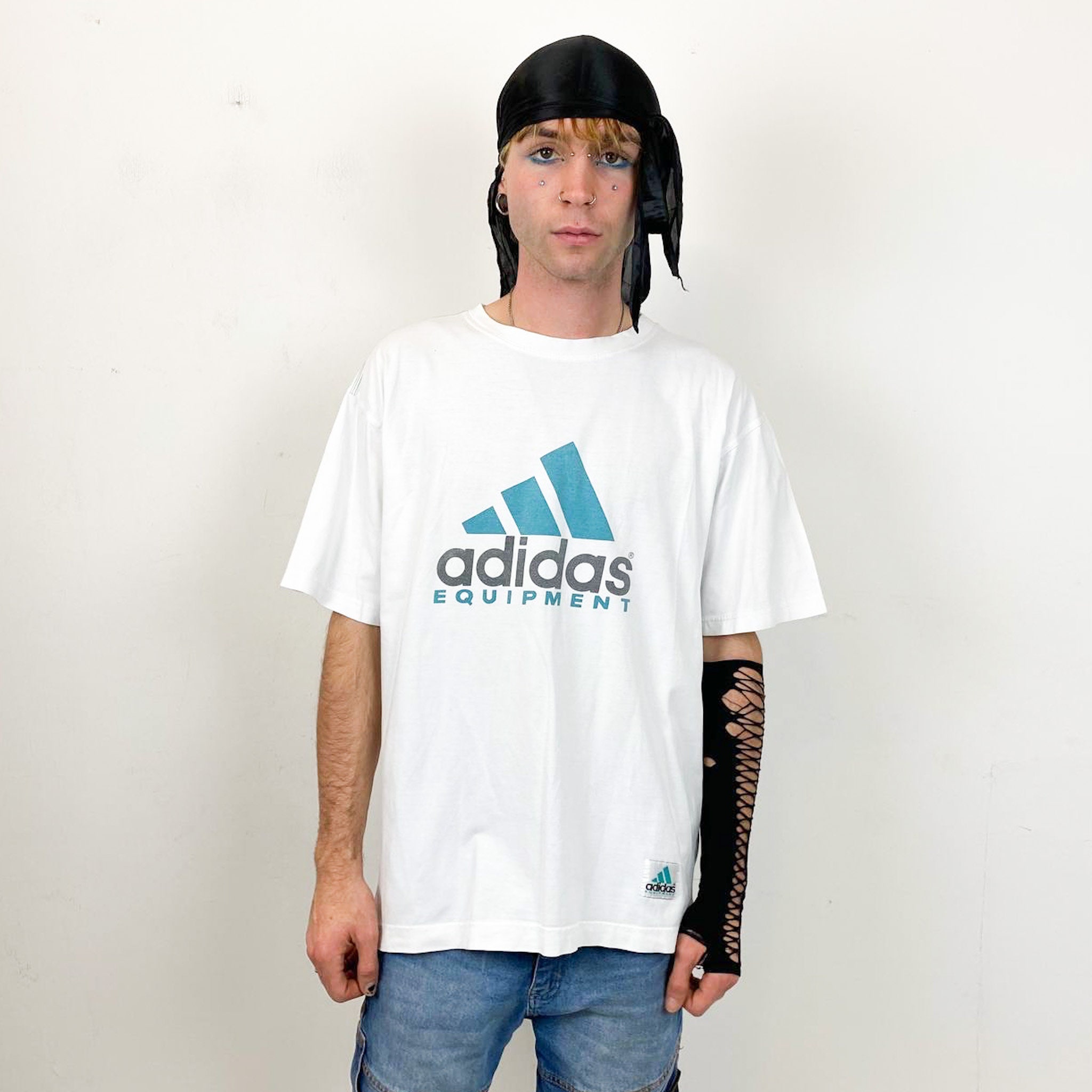 Uitgebreid Levering professioneel Vintage 90s ADIDAS EQUIPMENT White T-shirt - Etsy