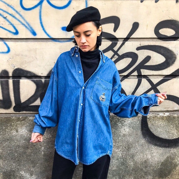 TRUSSARDI DENIM SHIRT