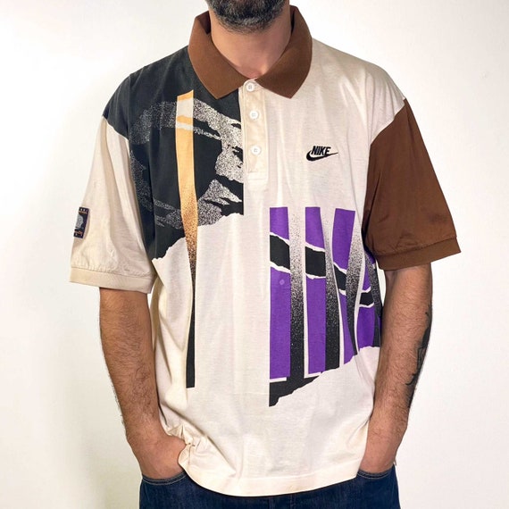 SUPER RARE Vintage 90s Polo Tennis Shirt Nike Court Collection -
