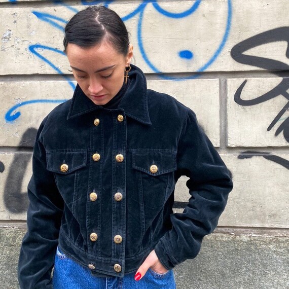 Moschino vintage velour jacket