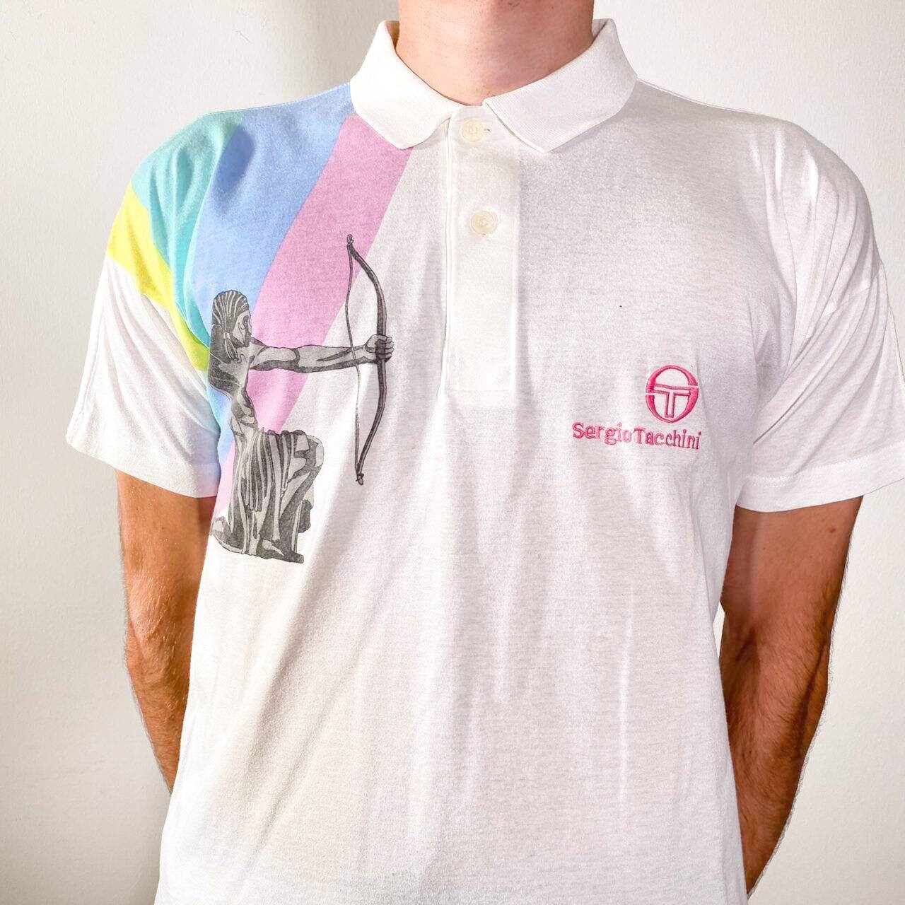 Vintage 90s Sergio Tacchini polo Pete Sampras chemise Etsy France