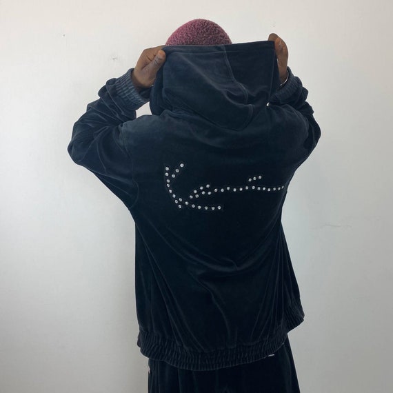 VIntage y2k Karl Kani velour tracksuit set Gem