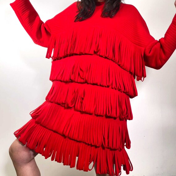 Vintage 2000s ANNA KIKI Red Dress - Etsy