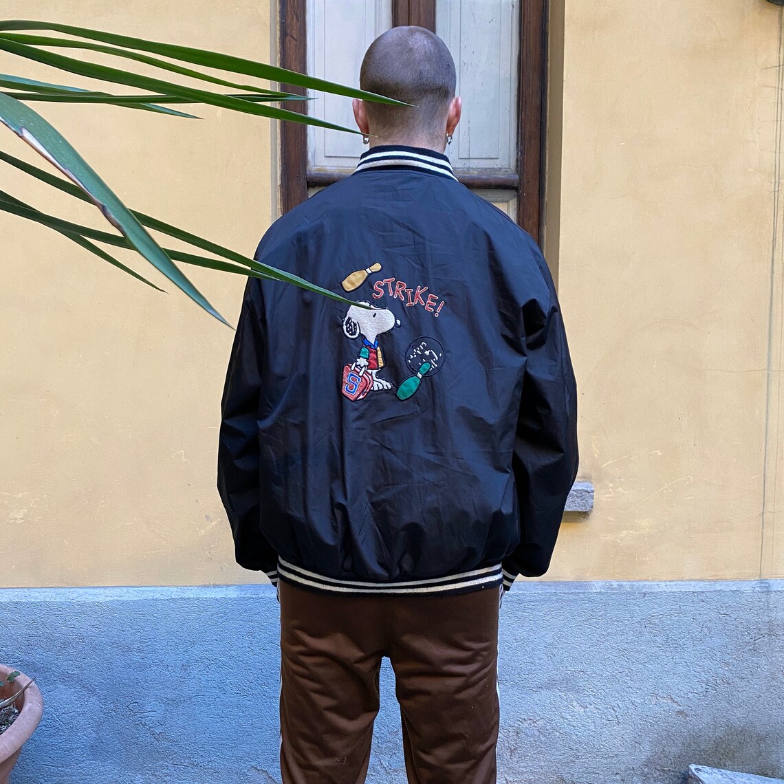 Peanuts Castelbajac Bomber Jacket Etsy