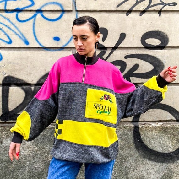 Adidas vintage cycling sweatshirt