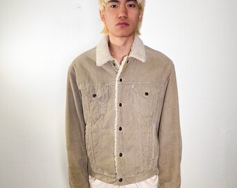 Corduroy Sherpa Jacket - Etsy