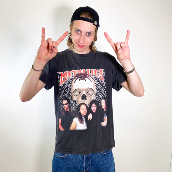 Vintage 90s METALLICA Rare Spider T shirt Etsy Ireland
