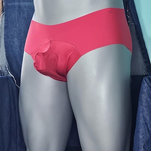 Smooth Pouched Men's Cheeky Thong Underwear