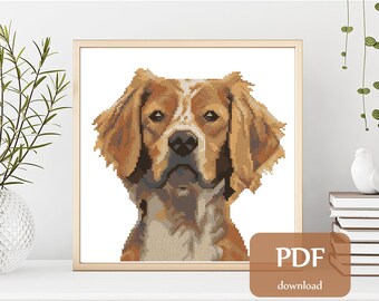 Partridge Hunting Impresion Brittany Spaniel Epagneul Etsy