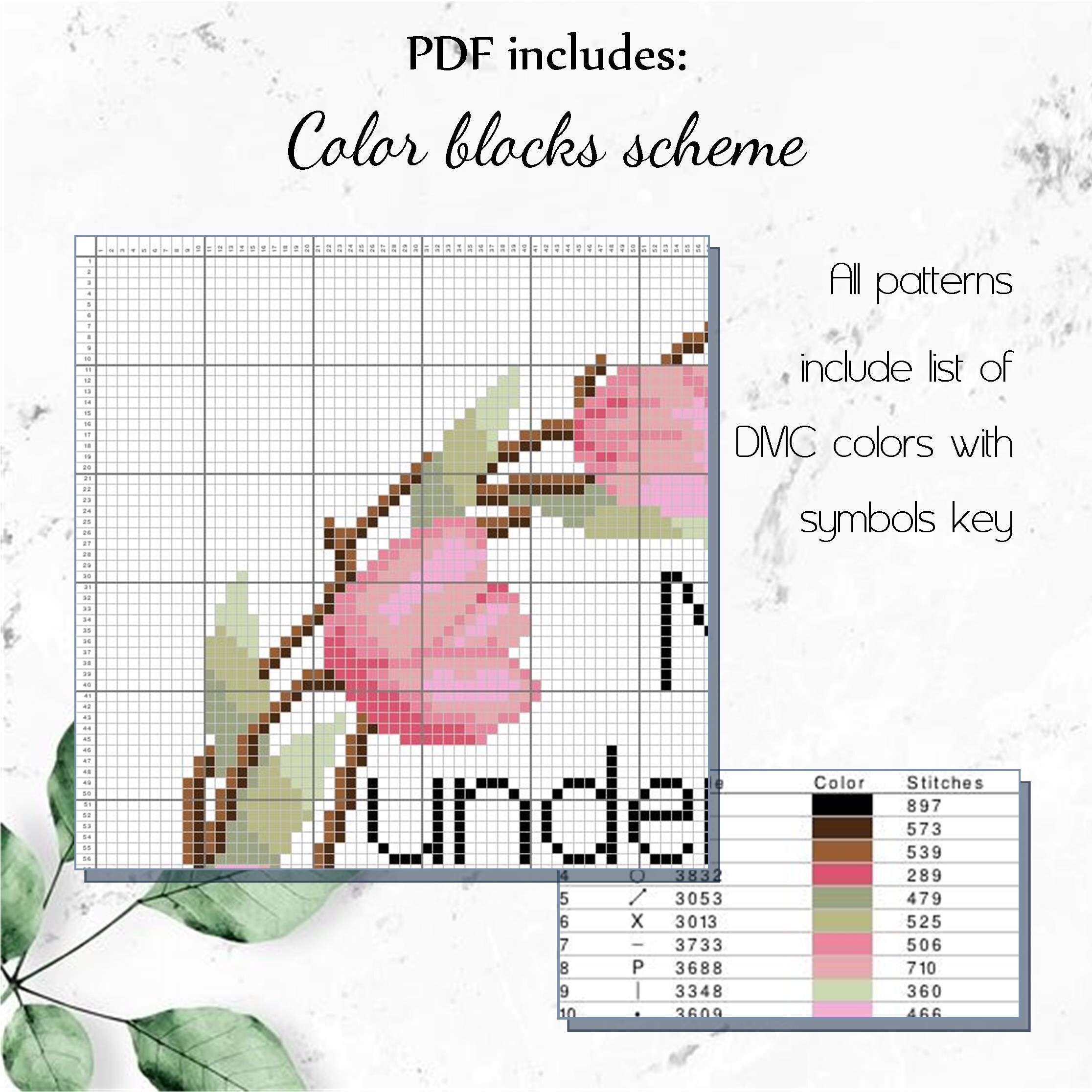 RBG Cross Stitch Pattern Digital Format PDF Ruth Bader - Etsy