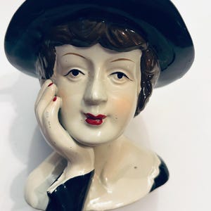 40s vintage lady statue