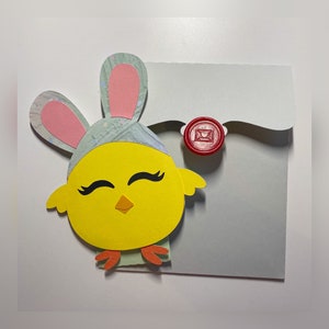 Poussin de Pâques Porte-carte cadeau / porte-monnaie.