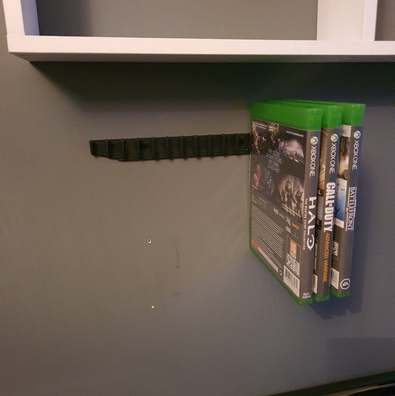 Floating Xbox One X Game display wall mount Rack 12mm thick Etsy
