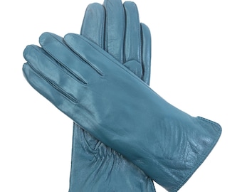 Women's Leather Gloves Nikita Petrol