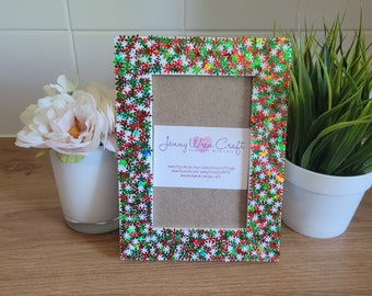 アンティーク雑貨 Shappy Green  velvet photo frame. 8f726c96-31e6-496d-8796-