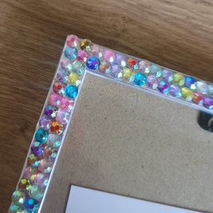 Colourful Clear Crystal Rhinestone Photo Frame 4 X 6 Inches - Etsy