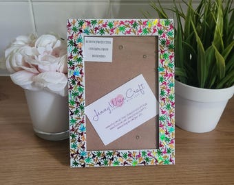 Colourful Hawaii Style Confetti Photo Frame 4 X 6 Inches - Etsy