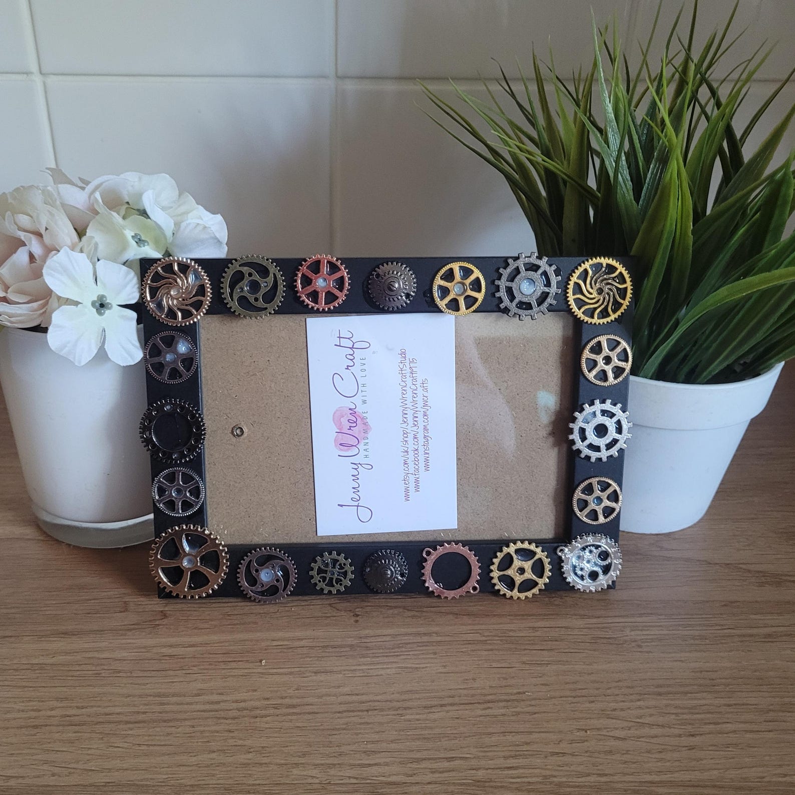 Frame Cogs Steampunk Style Metal Gears and Cogs Photo Frame 4 X 6 Inches - Etsy