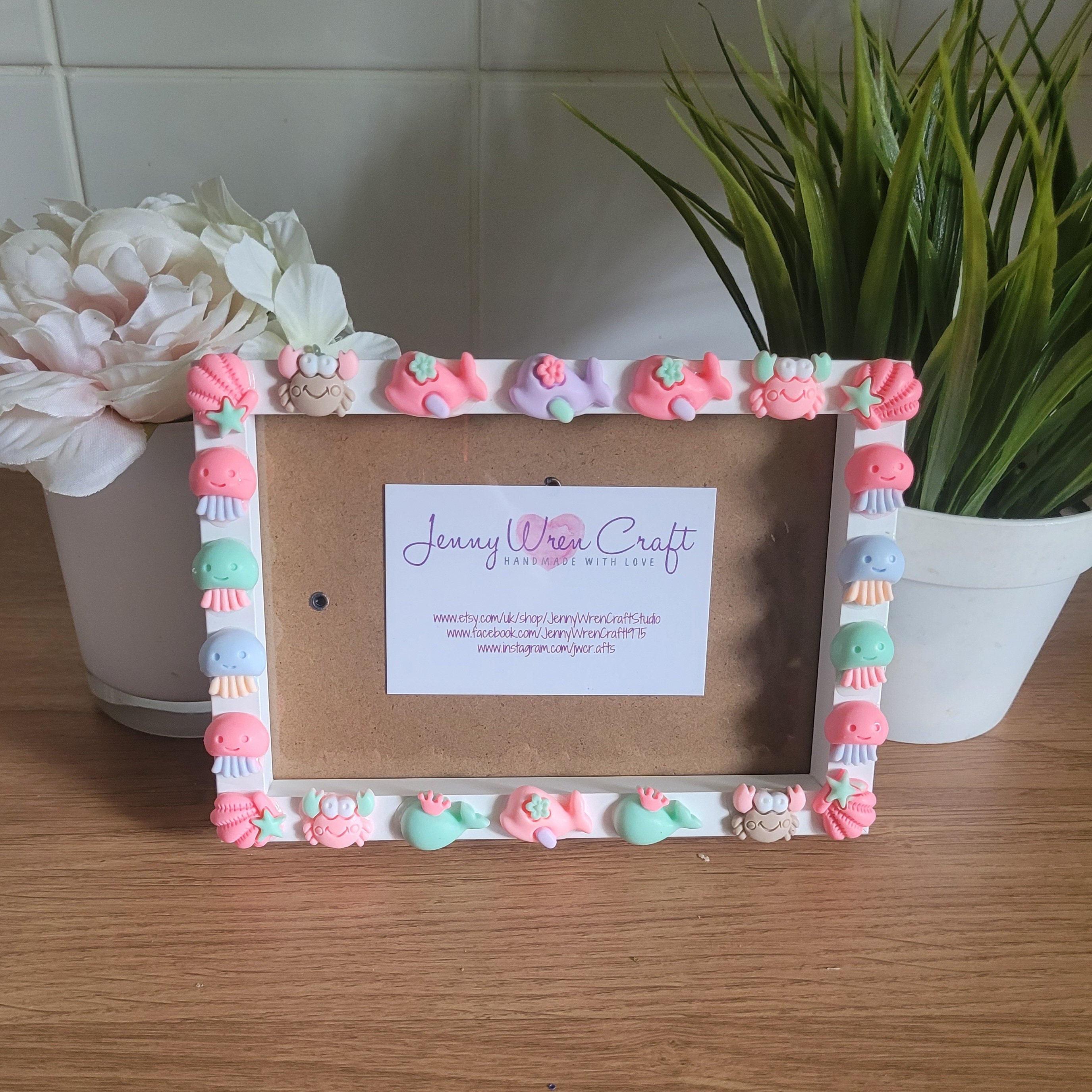Nautical Themed Resin Decal Deep Box Photo Frame 4 X 6 Inches - Etsy