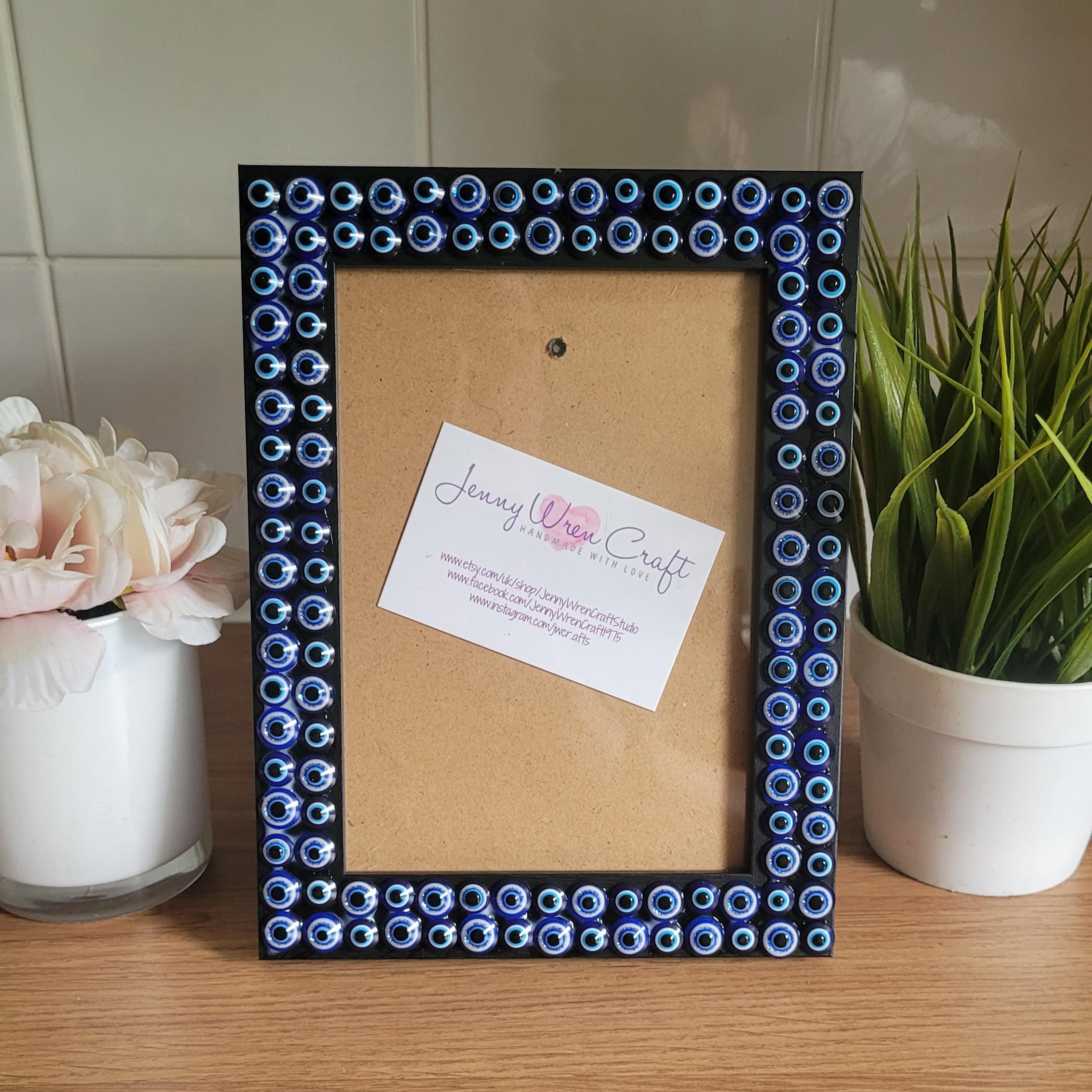 Turkish Evil Eye Photo Frame 5 X 7 Inches - Etsy