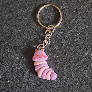 Colourful Resin Caterpillar Key Ring/Bag Tag image 4