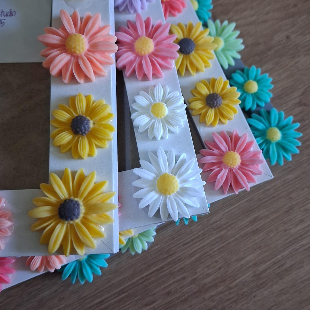 Colourful 3D Resin Flowers Photo Frame 4 X 6 Inches - Etsy