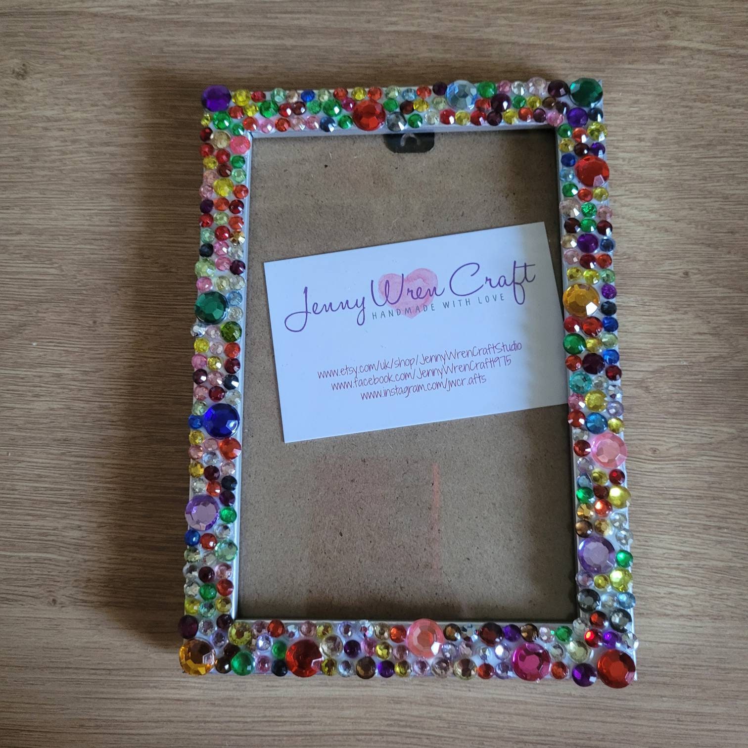 Colourful Rhinestone Crystal Photo Frame 4 X 6 Inches - Etsy