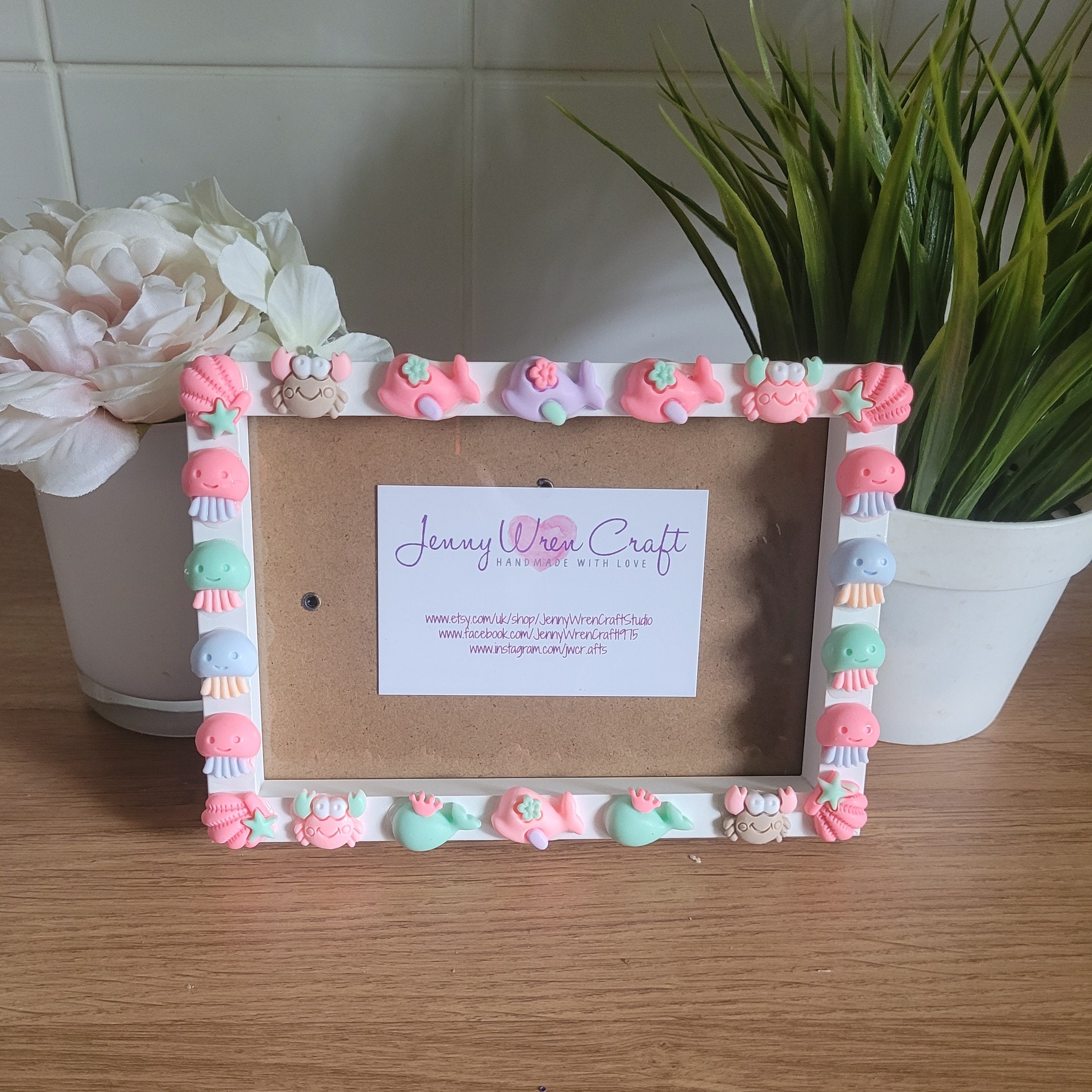 Nautical Themed Resin Decal Deep Box Photo Frame 4 X 6 Inches - Etsy