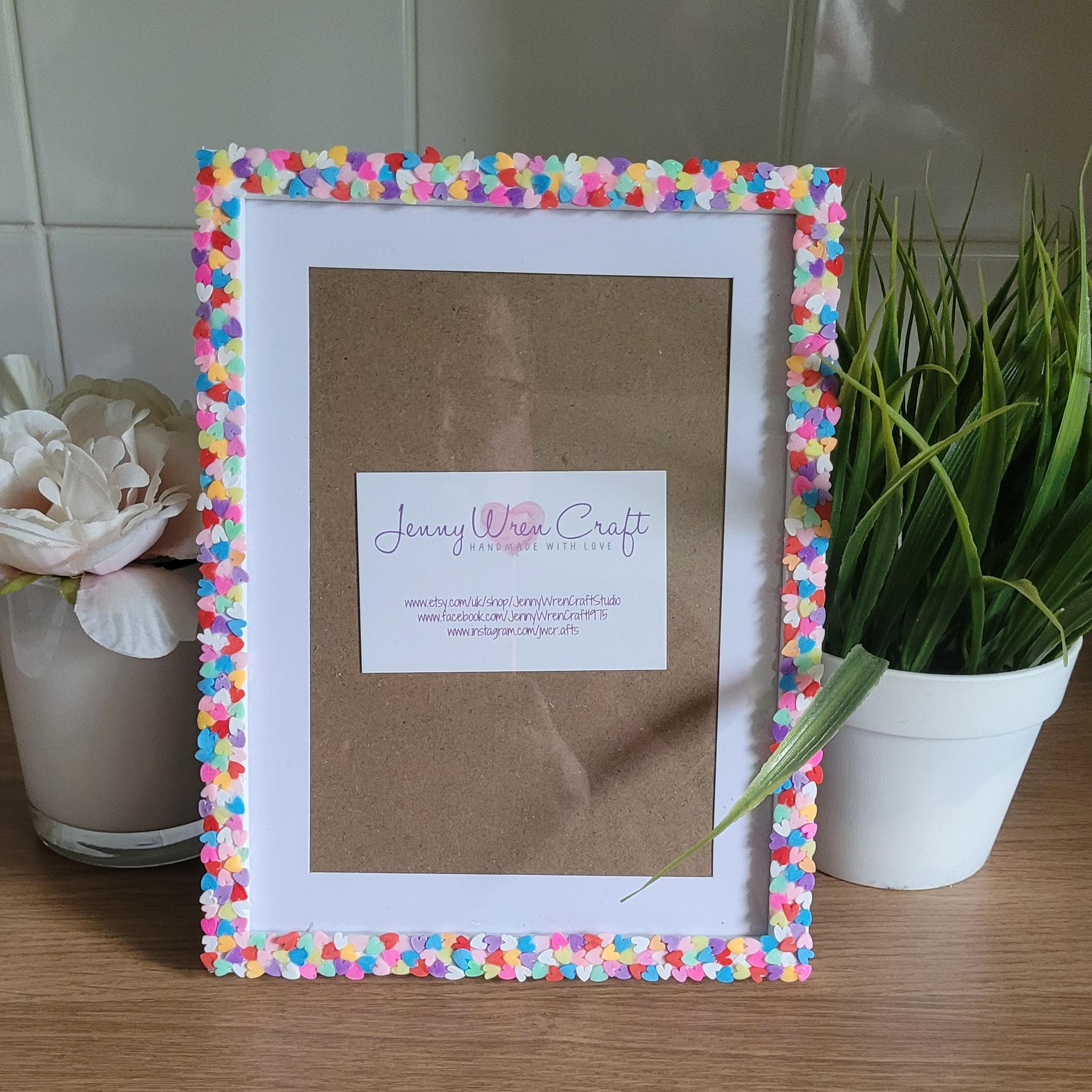 POPSOCKETS クローバー&ハートPhoto Frame Colourful Heart Clay Slices Photo Frame 6 X 8 Inches - Etsy