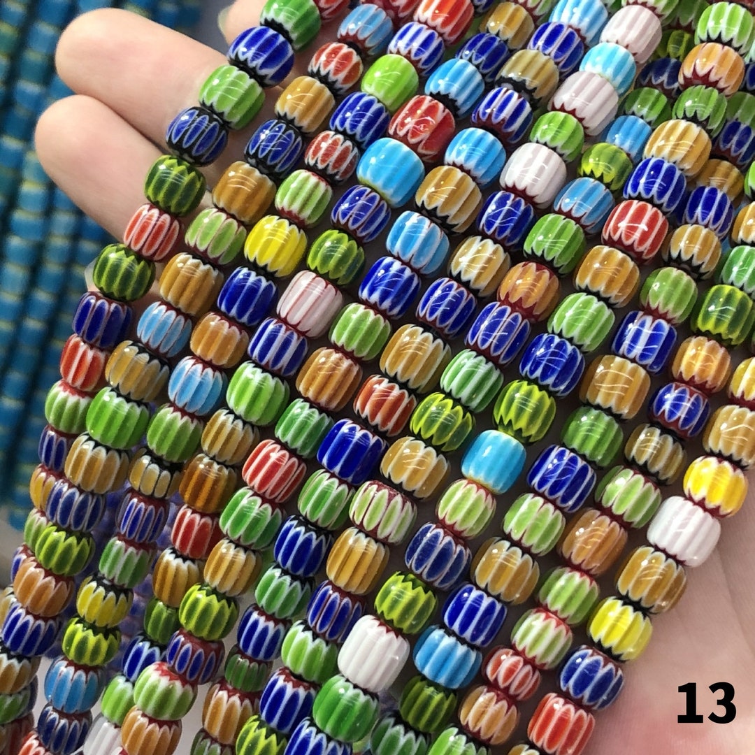 8mm Colored Glaze Beads,beads, Vintage Glass Beads, Bracelets Necklaces