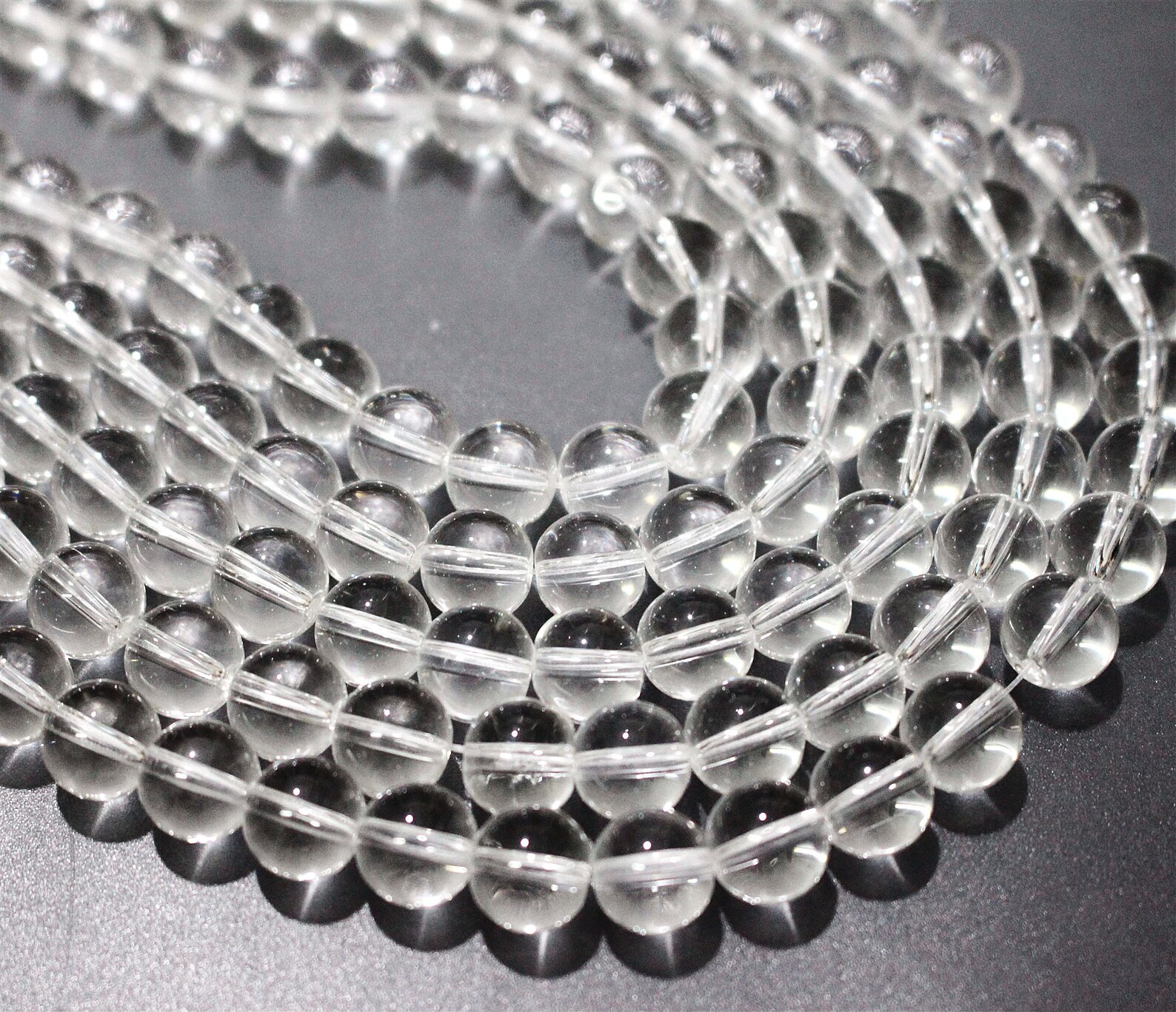 White Crystal Round Beads2mm20mm White Crystal Beads 15 Etsy UK