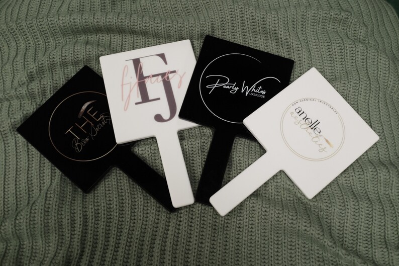 Personalised Handheld Makeup Mirror Etsy