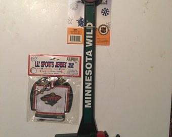 Minnesota Wild Zamboni Ice Scraper, Jersey Key Chain