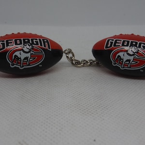 Georgia Bulldog Fußball Schlüsselanhänger