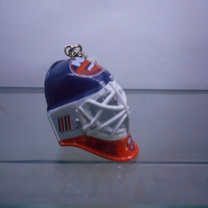 New York Islanders Goalie Helmet Key Chain