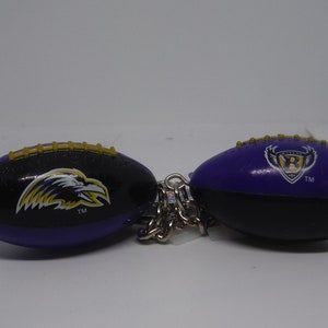 J.F. Sports Pair of Baltimore Ravens Football Key Chains