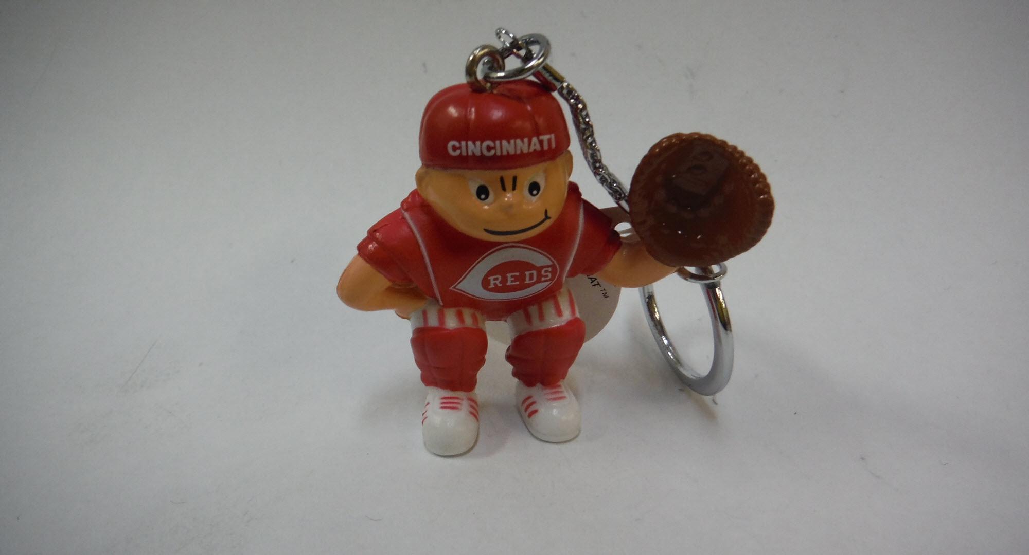 Cincinnati Reds Chain J.F. Sports - Six Cincinnati Reds Lil' Brat Catcher Key Chains. - Etsy