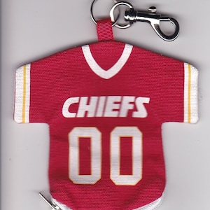 Kansas City Chiefs Football Key Jersey Key Chain
