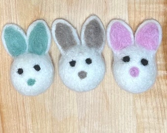 Bunny Heads 3 Pack Garland Keychain Headband Accessory Decor