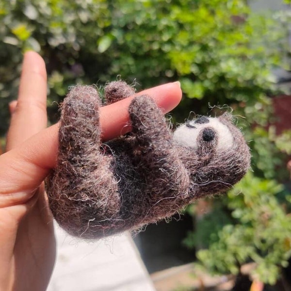 Felted Sloth - Etsy