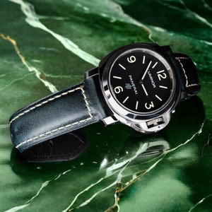 Panerai Replacement Band Genuine leather Watch Band Strap Bracelet with Buckle 18 / 19 / 20 / 22 / 23 / 24 / 26 mm