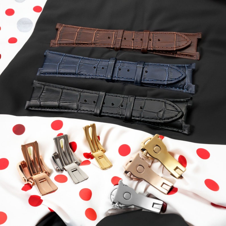 Genuine Leather Watch Strap for Patek Philippe Nautilus 5711 - 25x12mm